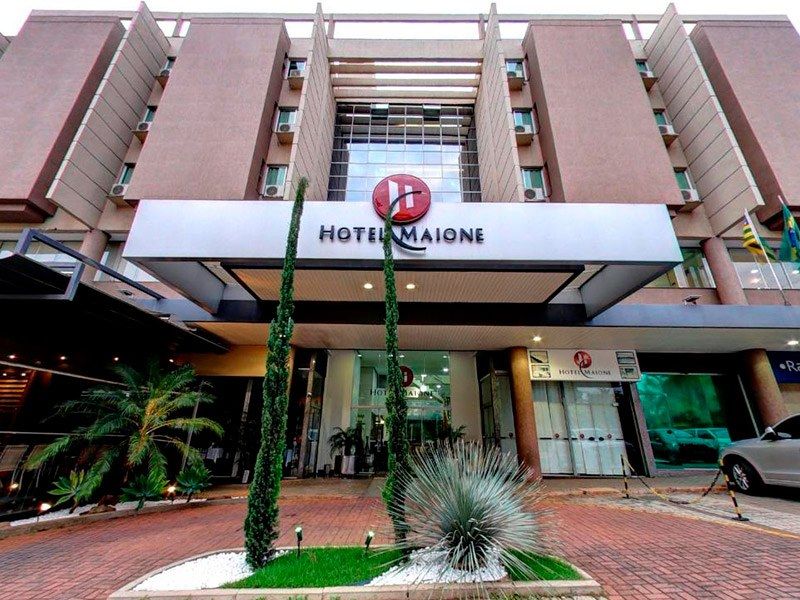 Fachada do Hotel Maione, em Goiânia